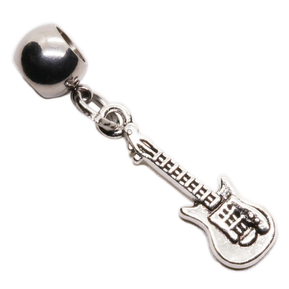 Bass Guitar Charm Pendant - Elegant Guitar Accessories for Music Lovers